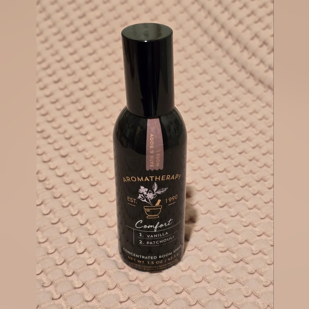 Bath & Body Works Aromatherapy Comfort Vanilla Patchouli Spray - Black